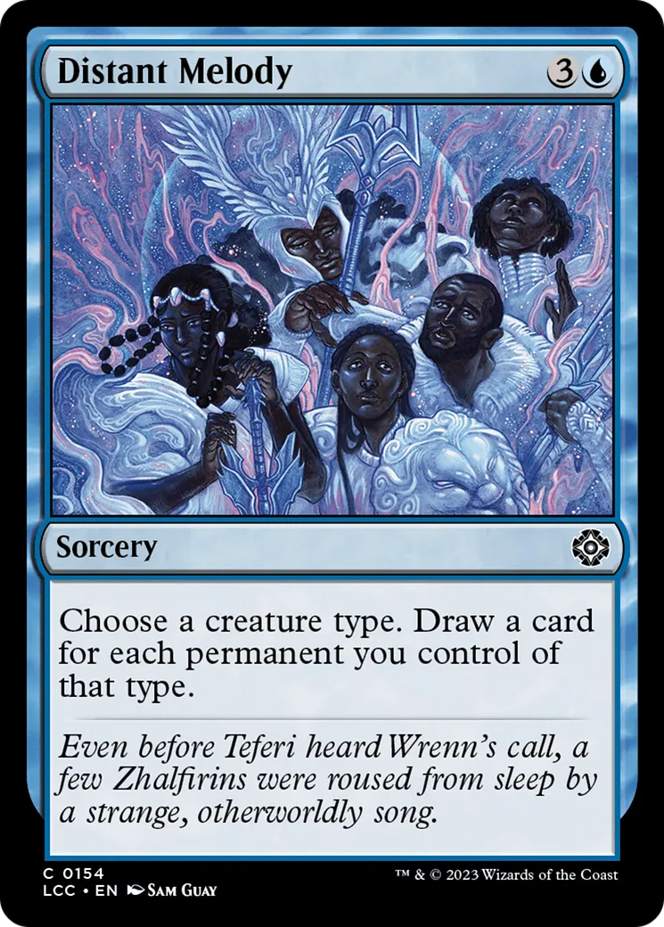 Distant Melody — The Lost Caverns of Ixalan Commander — Magic: The Gathering