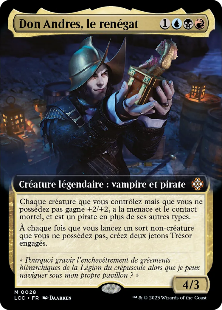Don Andres, le renégat — The Lost Caverns of Ixalan Commander — Magic: The Gathering