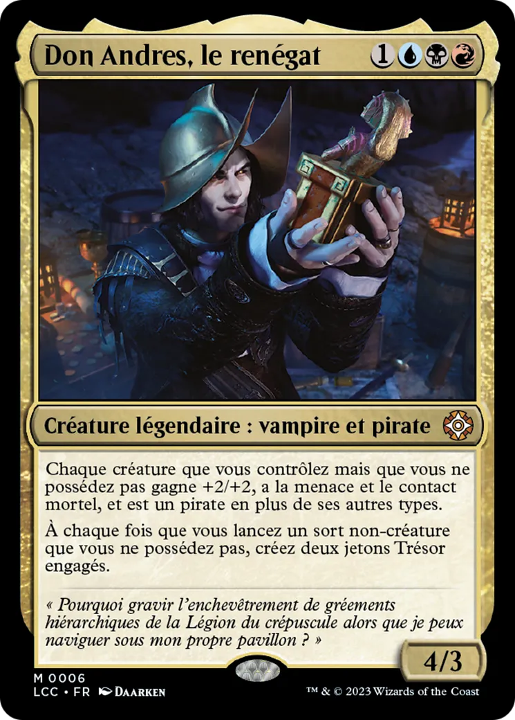 Don Andres, le renégat — The Lost Caverns of Ixalan Commander — Magic: The Gathering