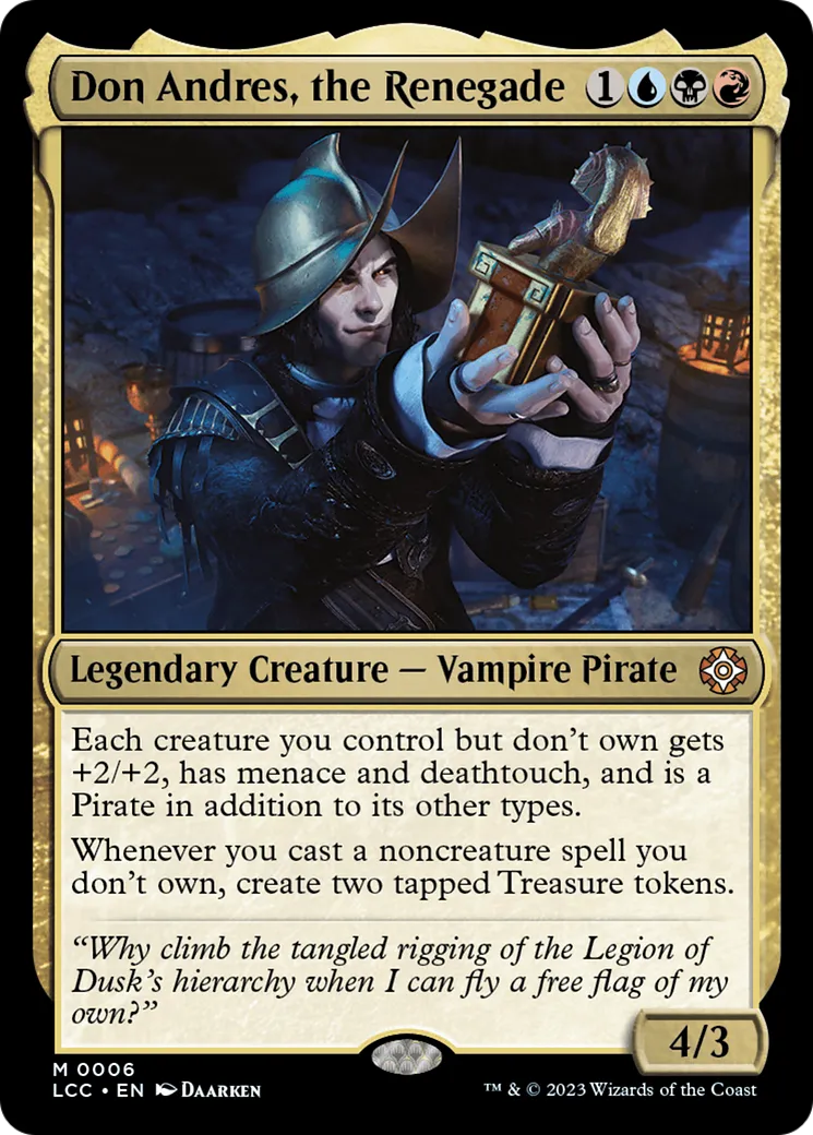 Don Andres, the Renegade — The Lost Caverns of Ixalan Commander — Magic: The Gathering