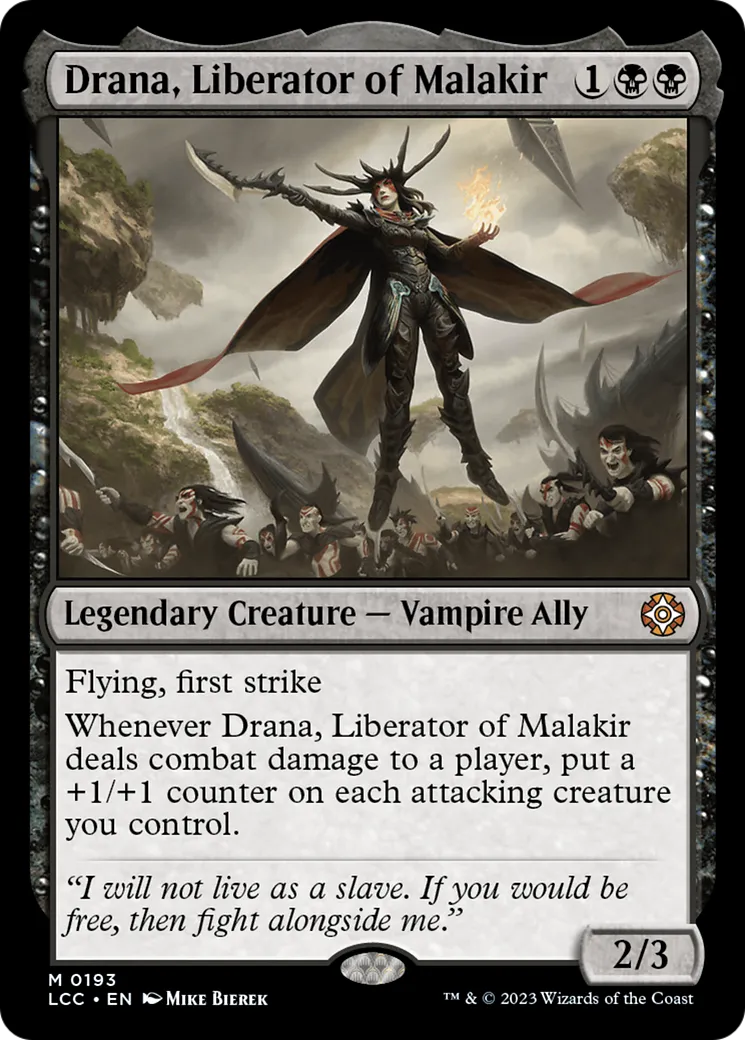 Drana, Liberator of Malakir — The Lost Caverns of Ixalan Commander — Magic: The Gathering