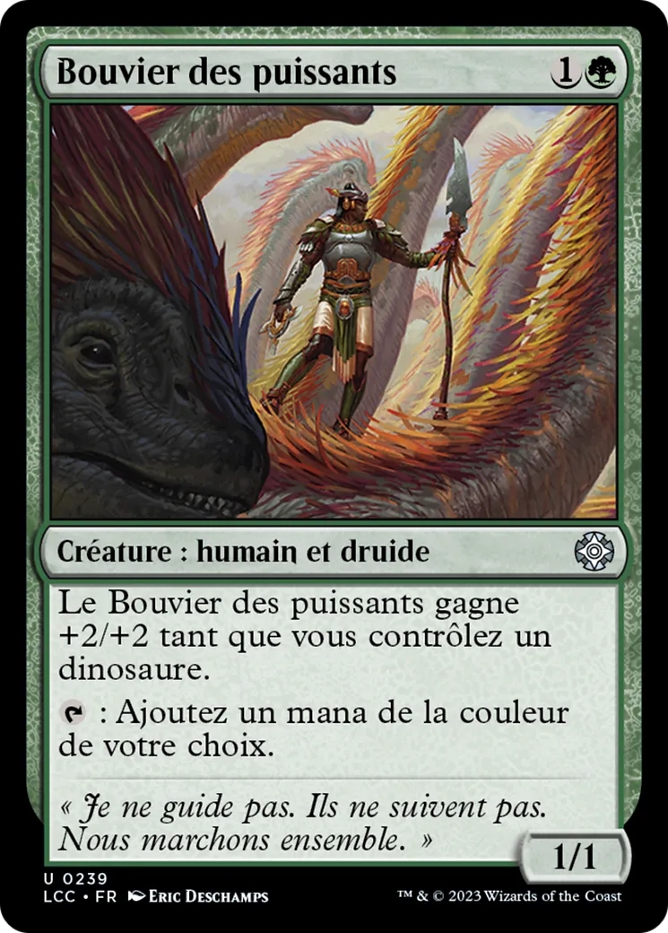 Bouvier des puissants — The Lost Caverns of Ixalan Commander — Magic: The Gathering