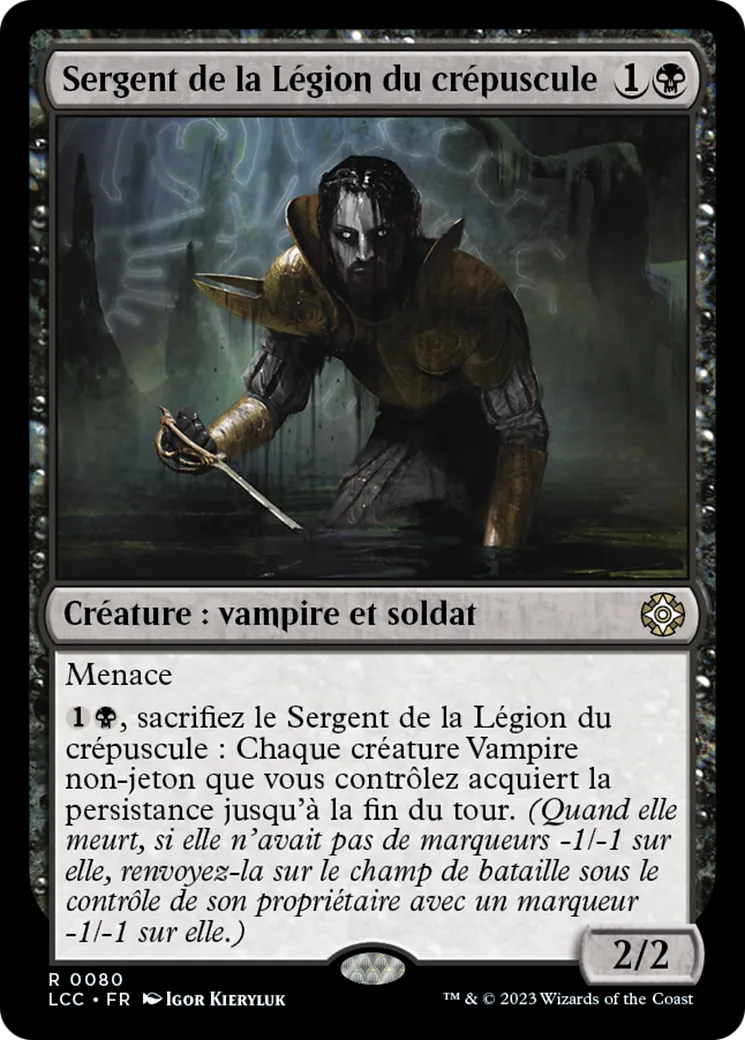 Sergent de la Légion du crépuscule — The Lost Caverns of Ixalan Commander — Magic: The Gathering