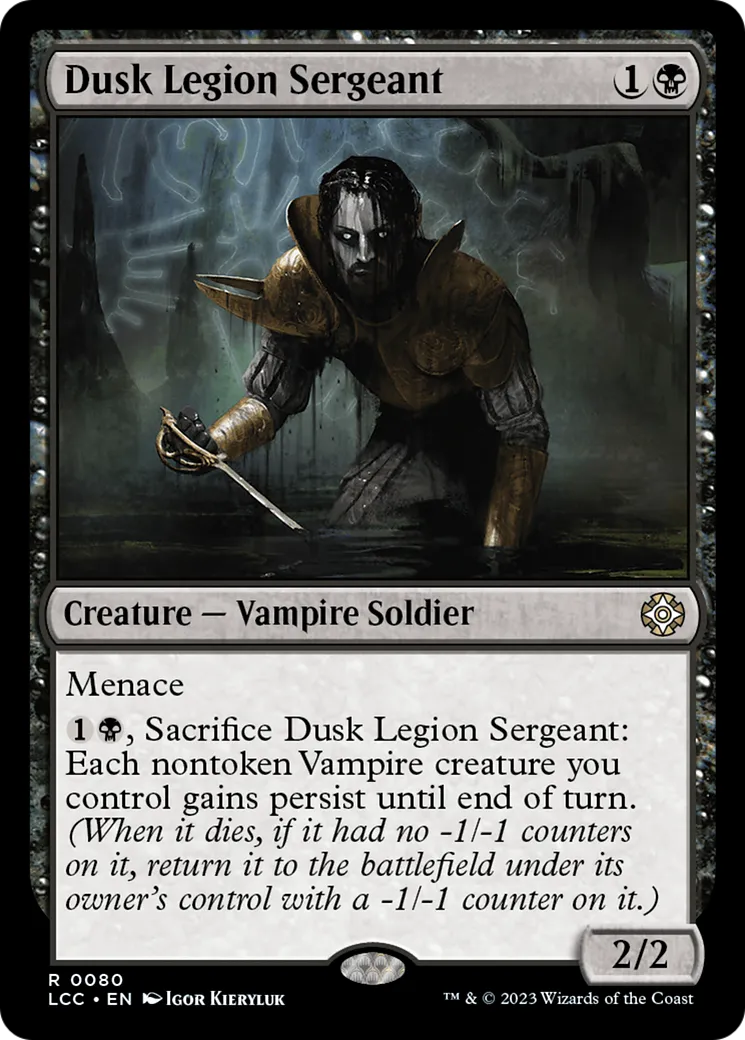 Sergent de la Légion du crépuscule — The Lost Caverns of Ixalan Commander — Magic: The Gathering