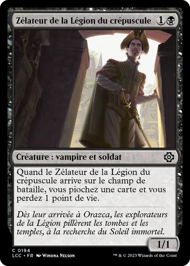 Zélateur de la Légion du crépuscule — The Lost Caverns of Ixalan Commander — Magic: The Gathering