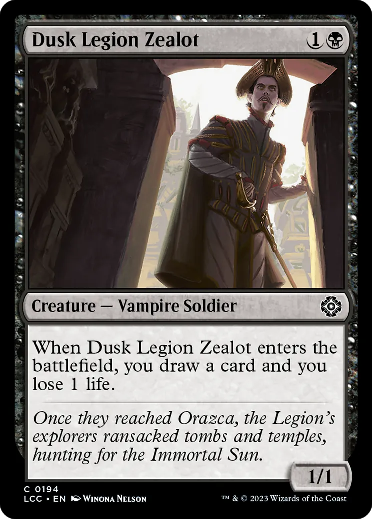 Dusk Legion Zealot — The Lost Caverns of Ixalan Commander — Magic: The Gathering