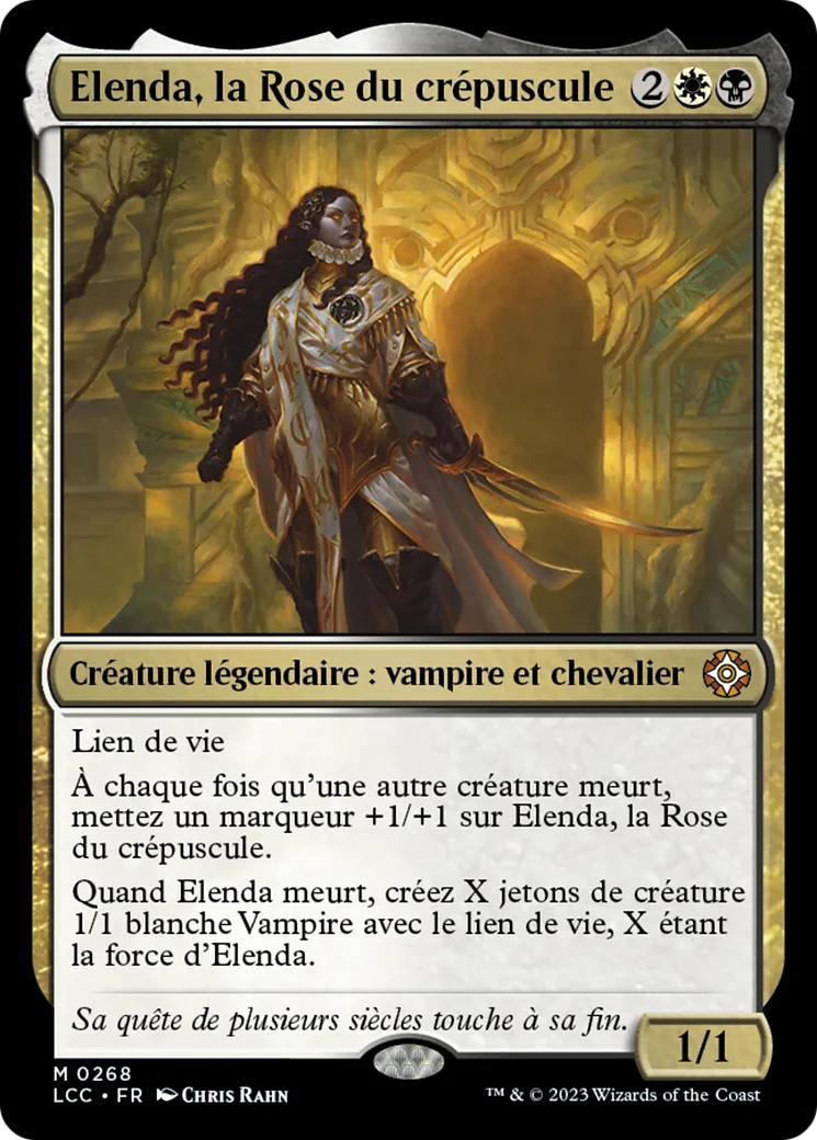 Elenda, la Rose du crépuscule — The Lost Caverns of Ixalan Commander — Magic: The Gathering