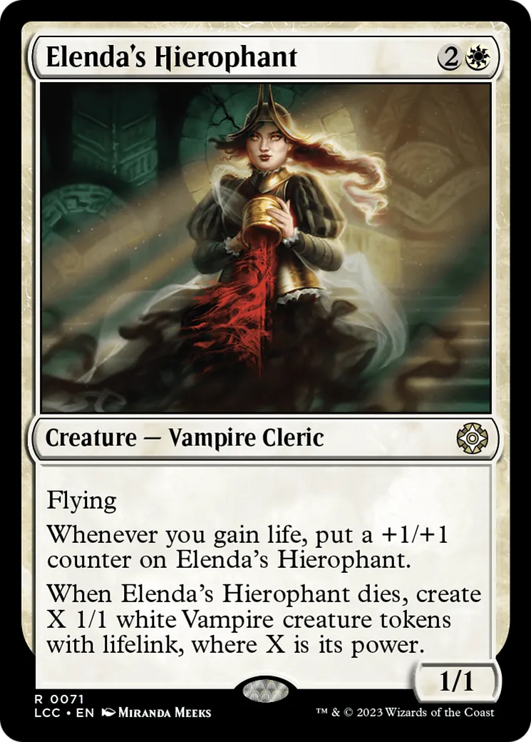 Elenda's Hierophant — The Lost Caverns of Ixalan Commander — Magic: The Gathering