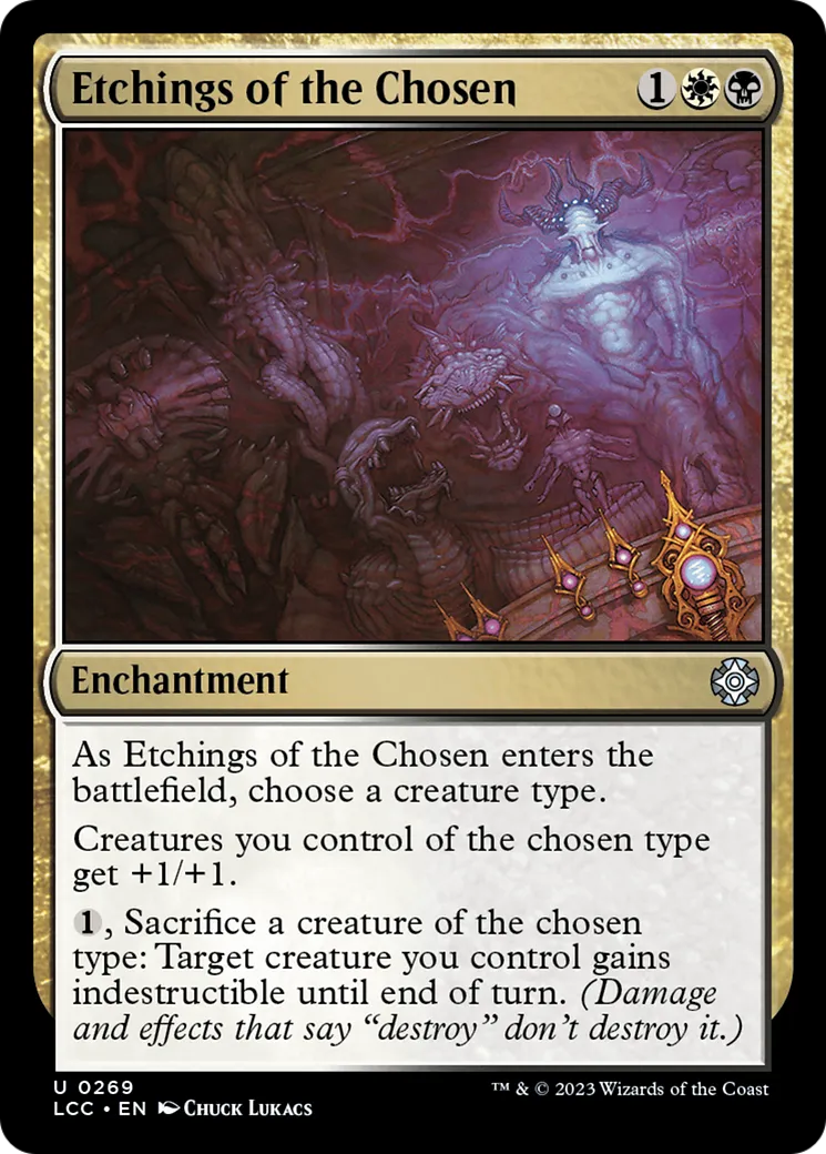 Etchings of the Chosen — The Lost Caverns of Ixalan Commander — Magic: The Gathering