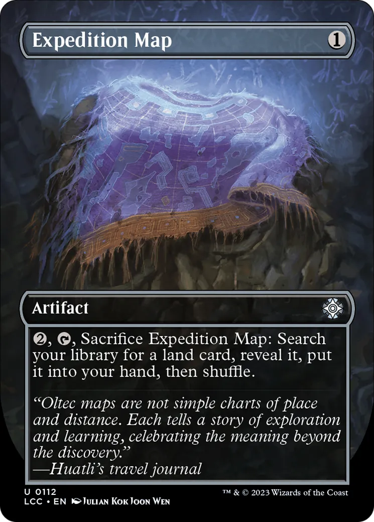 Expedition Map — The Lost Caverns of Ixalan Commander — Magic: The Gathering