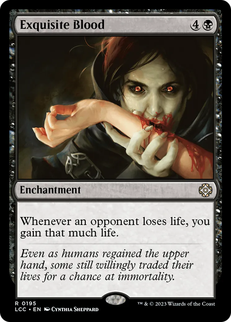 Exquisite Blood — The Lost Caverns of Ixalan Commander — Magic: The Gathering