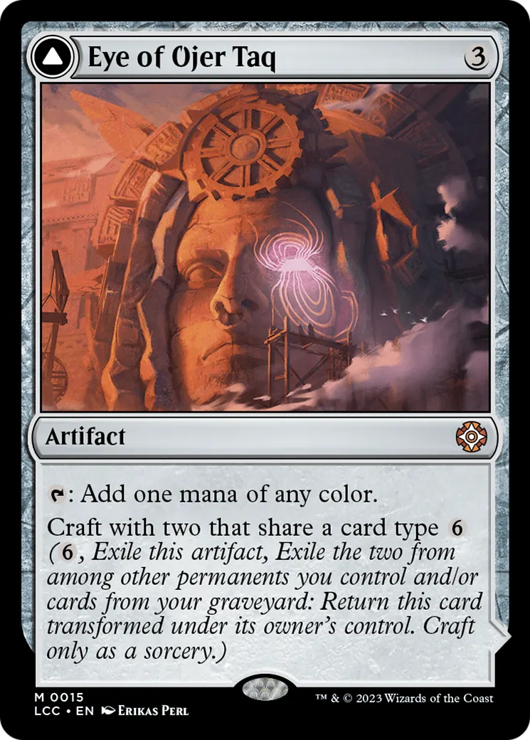 Eye of Ojer Taq // Apex Observatory — The Lost Caverns of Ixalan Commander — Magic: The Gathering