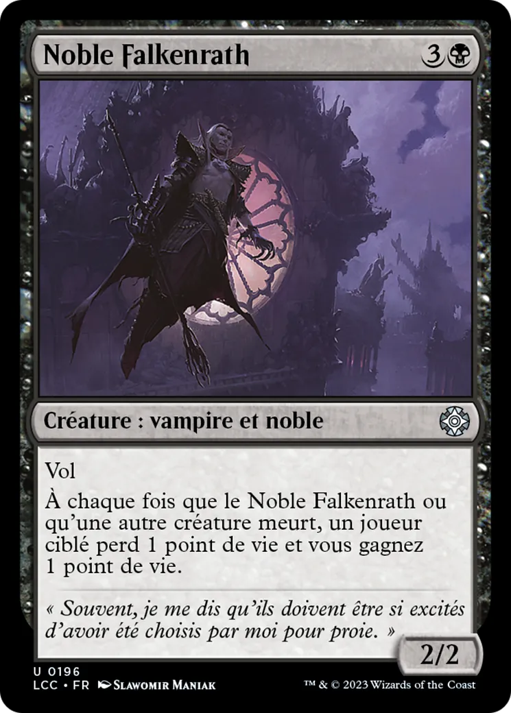 Noble Falkenrath — The Lost Caverns of Ixalan Commander — Magic: The Gathering