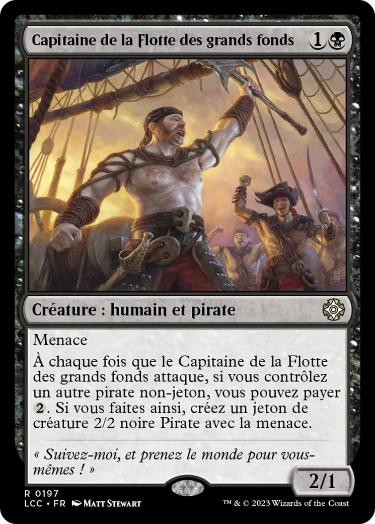 Capitaine de la Flotte des grands fonds — The Lost Caverns of Ixalan Commander — Magic: The Gathering