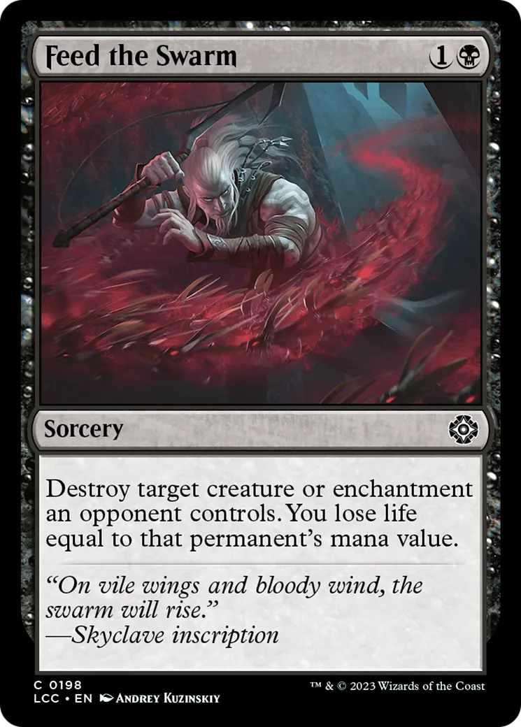 Feed the Swarm — The Lost Caverns of Ixalan Commander — Magic: The Gathering