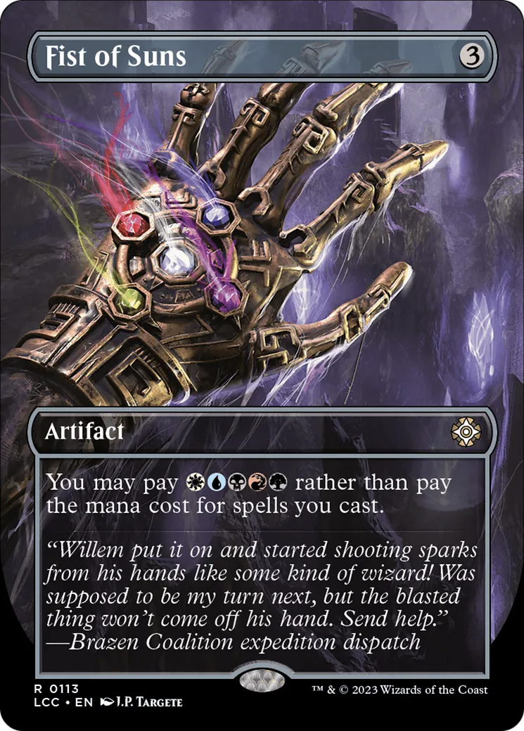 Fist of Suns — The Lost Caverns of Ixalan Commander — Magic: The Gathering