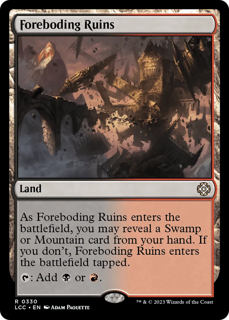 Foreboding Ruins — The Lost Caverns of Ixalan Commander — Magic: The Gathering