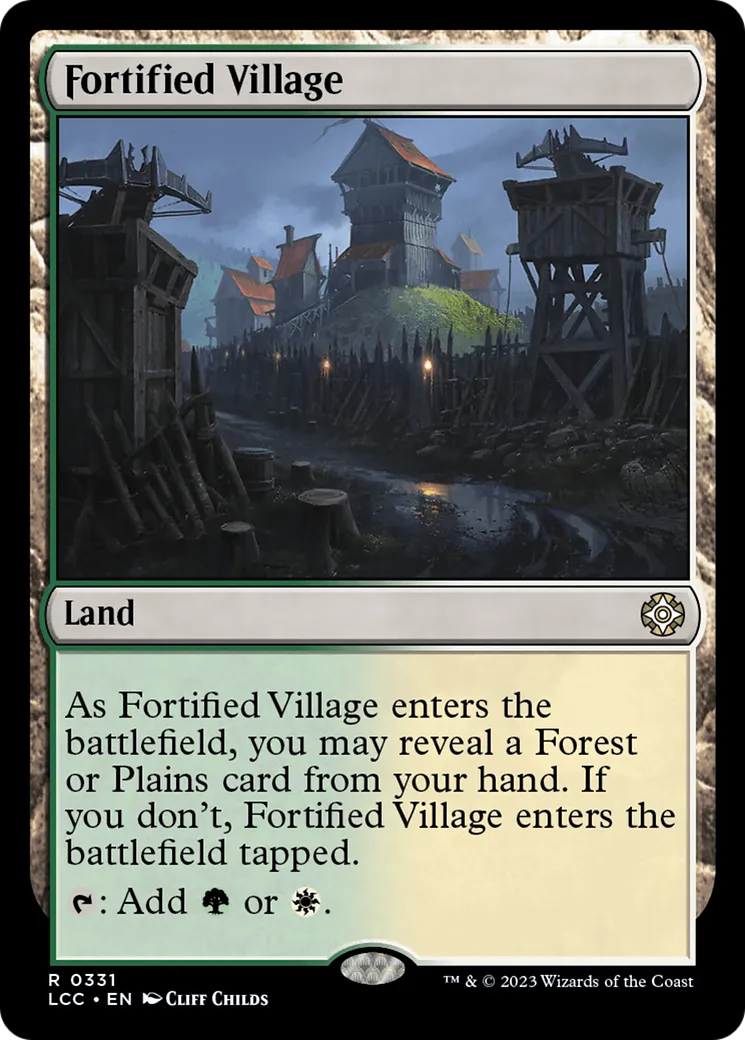 Fortified Village — The Lost Caverns of Ixalan Commander — Magic: The Gathering