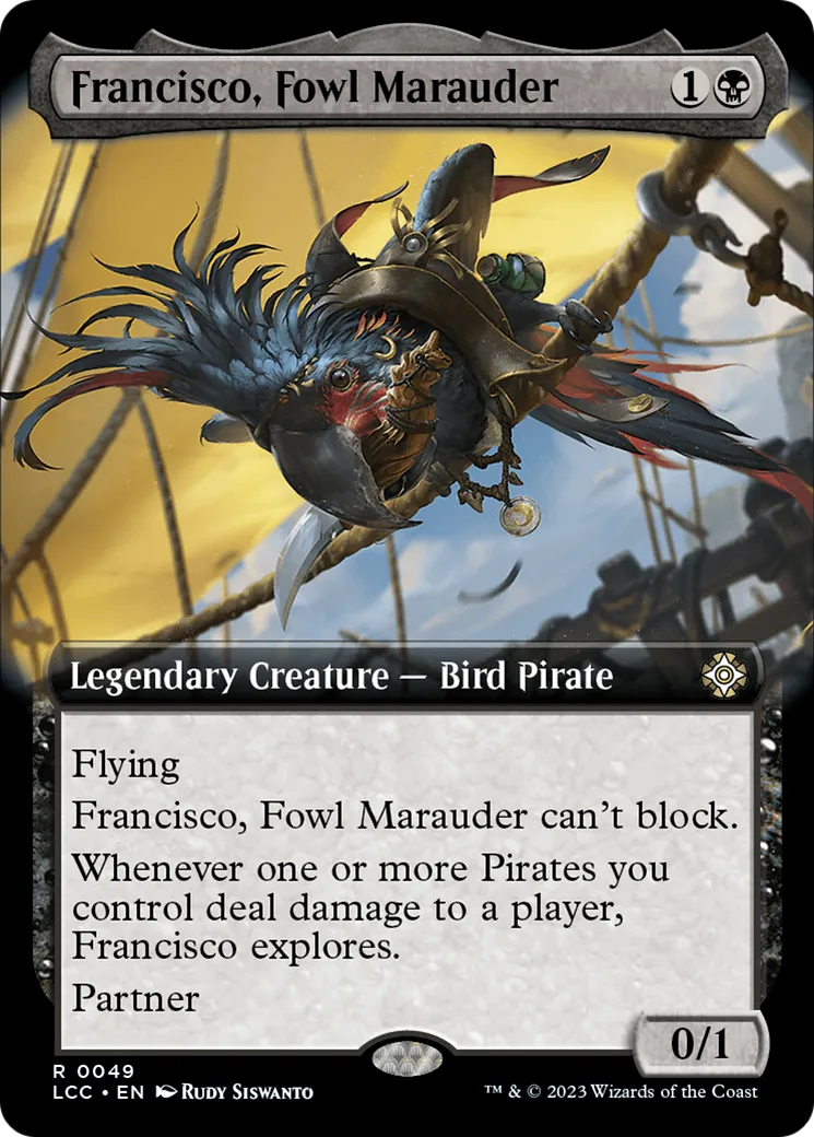 Francisco, Fowl Marauder — The Lost Caverns of Ixalan Commander — Magic: The Gathering