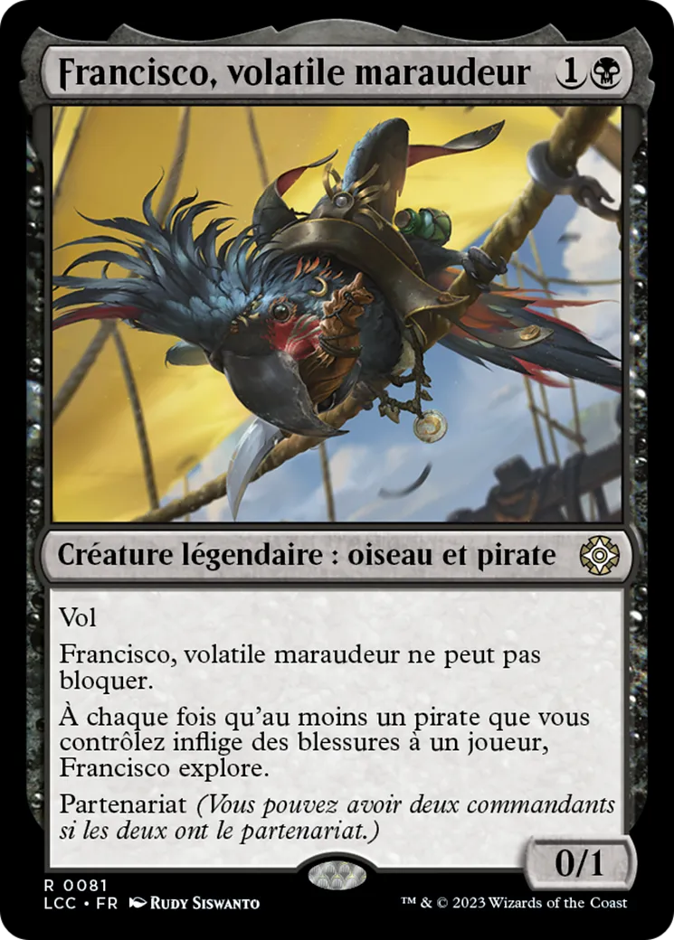 Francisco, volatile maraudeur — The Lost Caverns of Ixalan Commander — Magic: The Gathering
