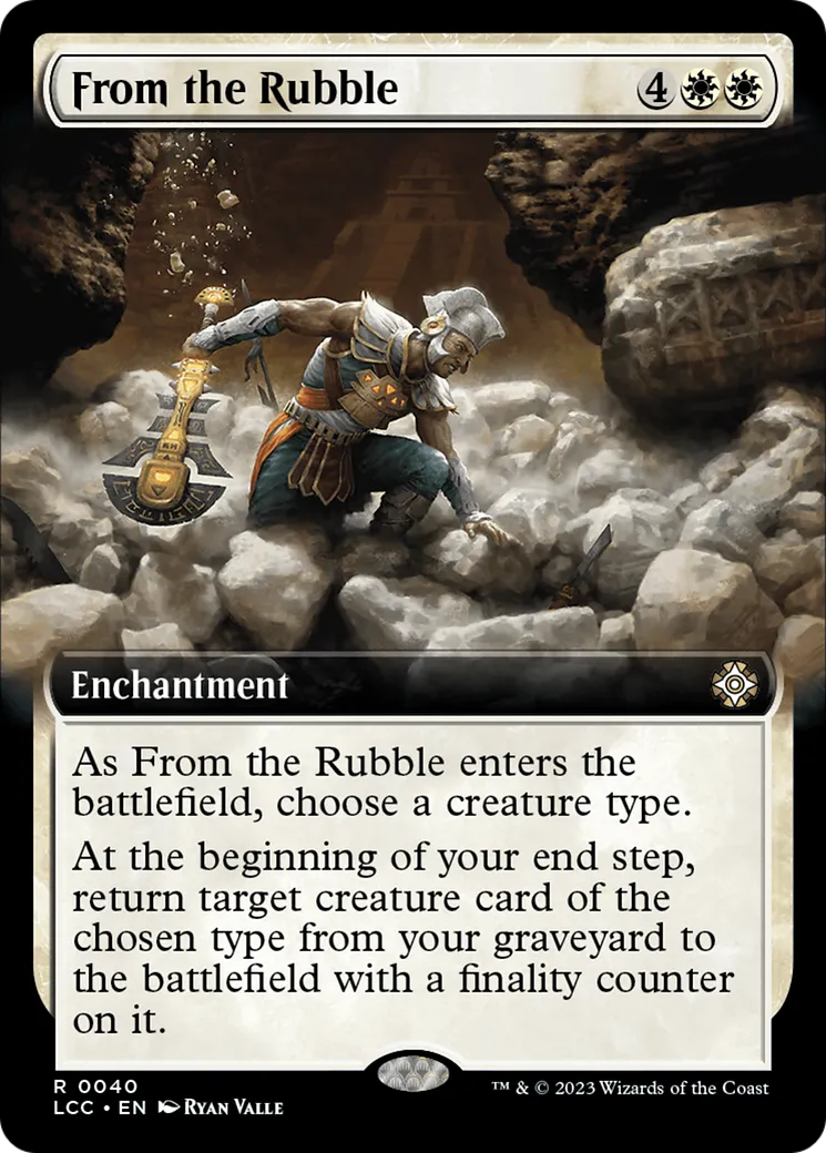From the Rubble — The Lost Caverns of Ixalan Commander — Magic: The Gathering