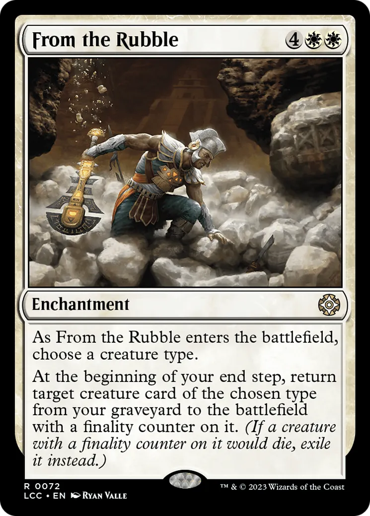 Sorti des éboulis — The Lost Caverns of Ixalan Commander — Magic: The Gathering