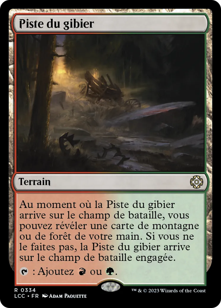 Piste du gibier — The Lost Caverns of Ixalan Commander — Magic: The Gathering