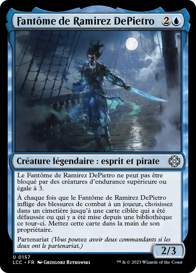 Fantôme de Ramirez DePietro — The Lost Caverns of Ixalan Commander — Magic: The Gathering
