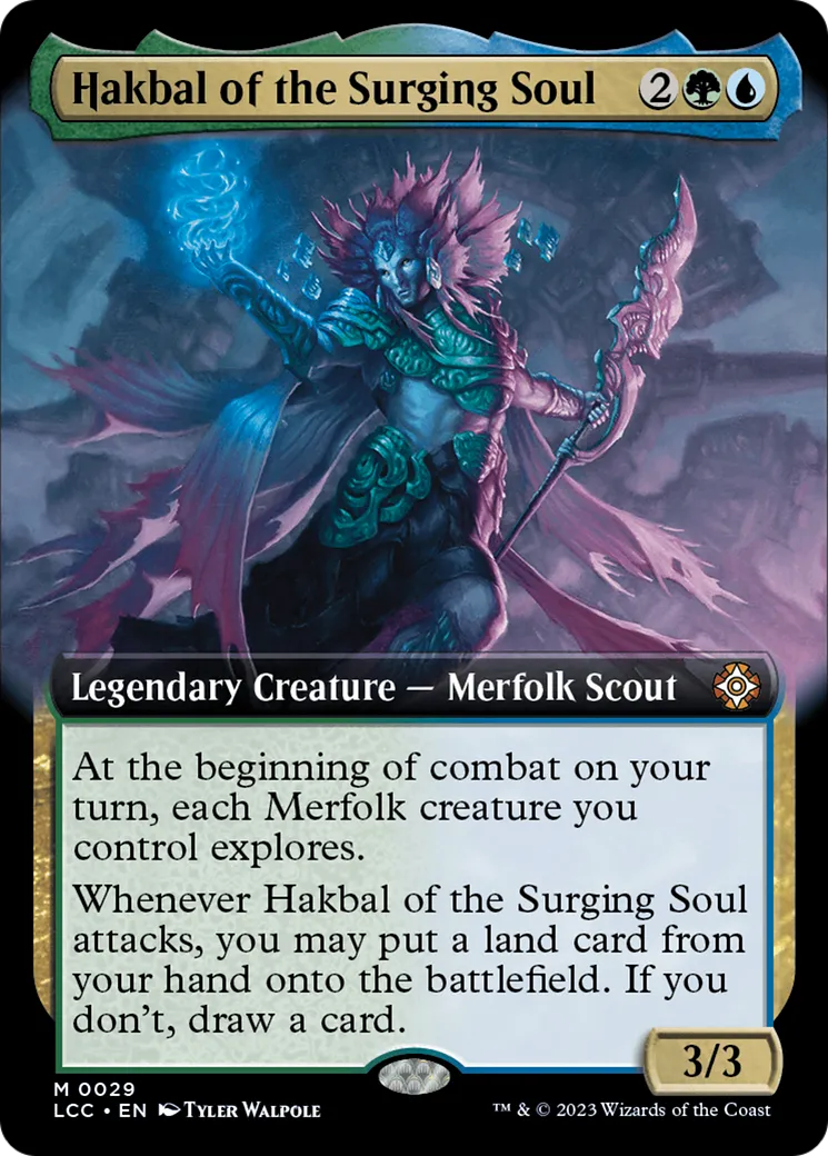 Hakbal of the Surging Soul — The Lost Caverns of Ixalan Commander — Magic: The Gathering