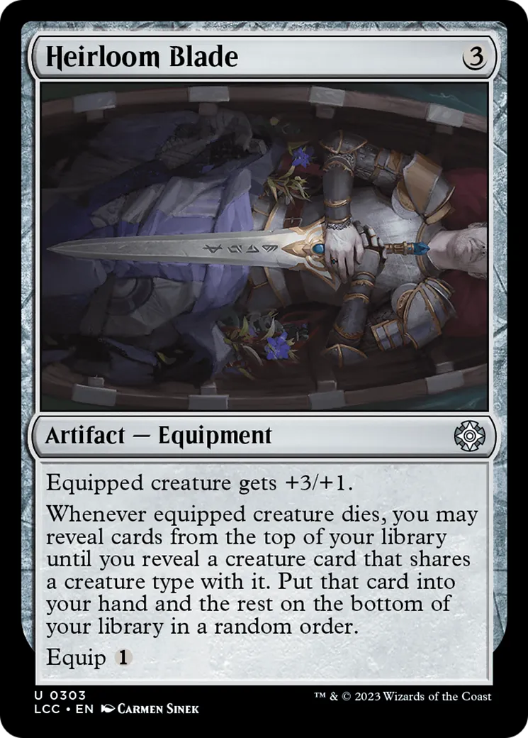 Heirloom Blade — The Lost Caverns of Ixalan Commander — Magic: The Gathering