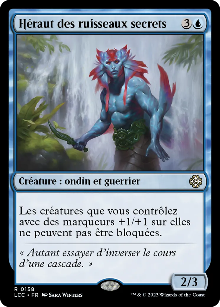 Héraut des ruisseaux secrets — The Lost Caverns of Ixalan Commander — Magic: The Gathering