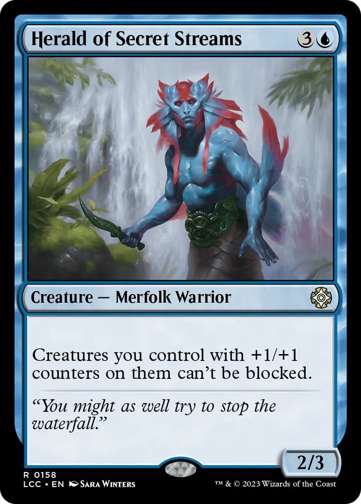 Herald of Secret Streams — The Lost Caverns of Ixalan Commander — Magic: The Gathering