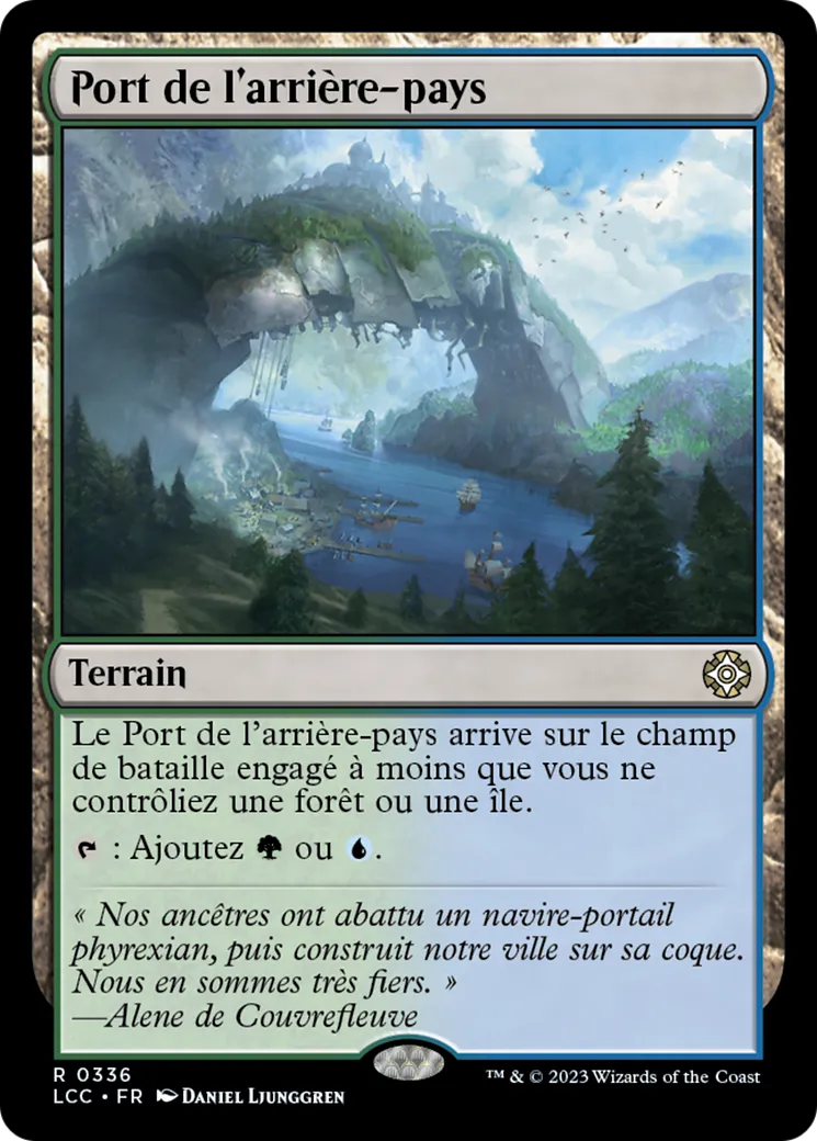Port de l'arrière-pays — The Lost Caverns of Ixalan Commander — Magic: The Gathering