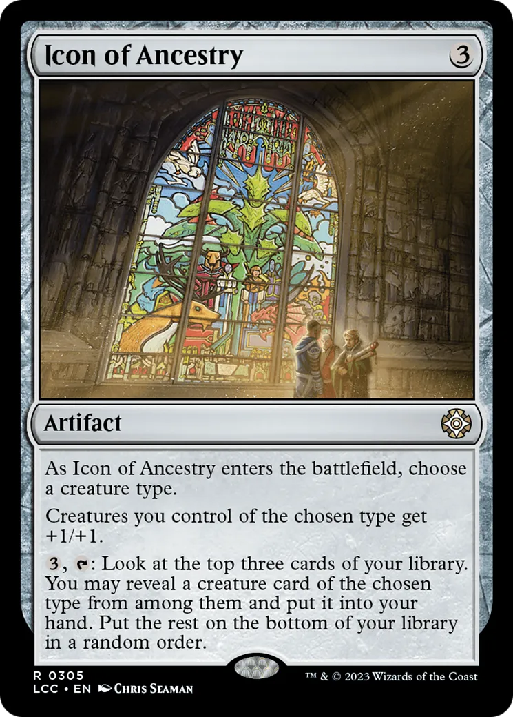 Icon of Ancestry — The Lost Caverns of Ixalan Commander — Magic: The Gathering