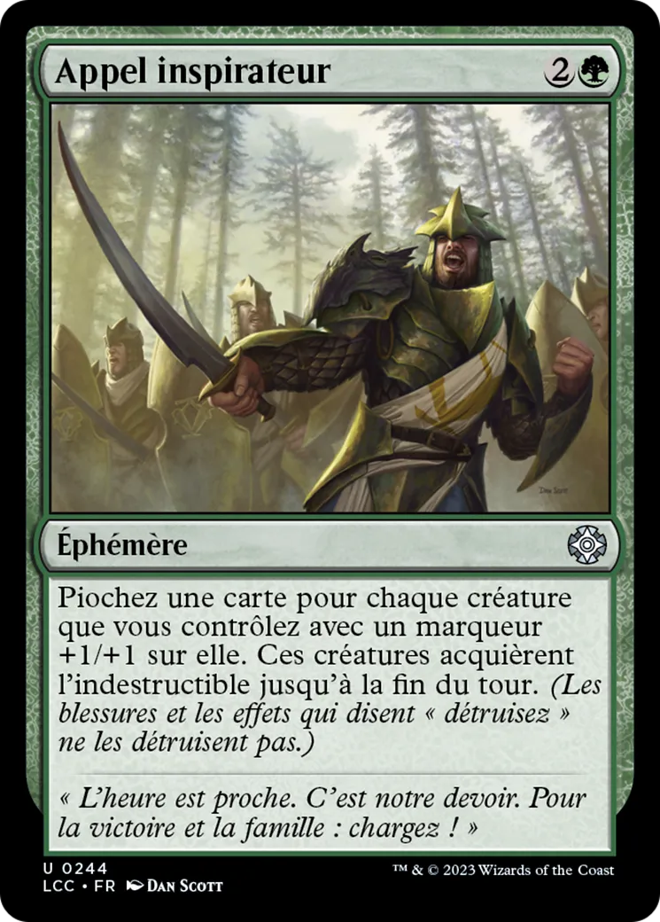 Appel inspirateur — The Lost Caverns of Ixalan Commander — Magic: The Gathering