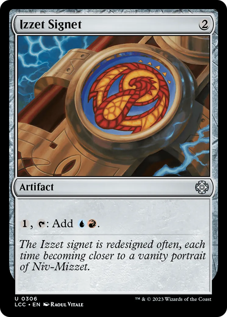 Izzet Signet — The Lost Caverns of Ixalan Commander — Magic: The Gathering