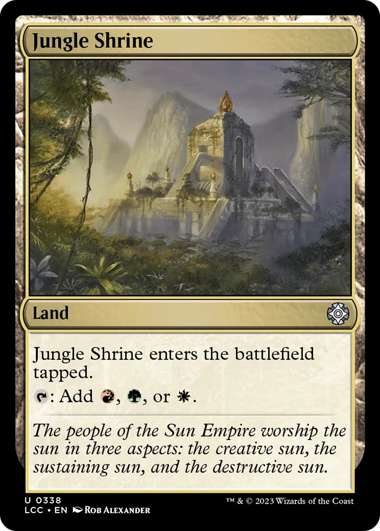 Jungle Shrine — The Lost Caverns of Ixalan Commander — Magic: The Gathering