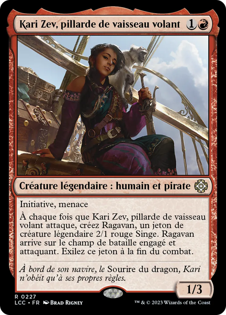 Kari Zev, pillarde de vaisseau volant — The Lost Caverns of Ixalan Commander — Magic: The Gathering