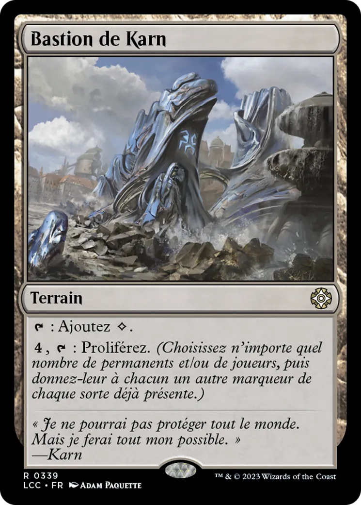 Bastion de Karn — The Lost Caverns of Ixalan Commander — Magic: The Gathering