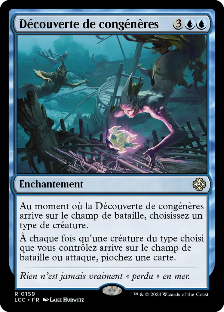 Découverte de congénères — The Lost Caverns of Ixalan Commander — Magic: The Gathering