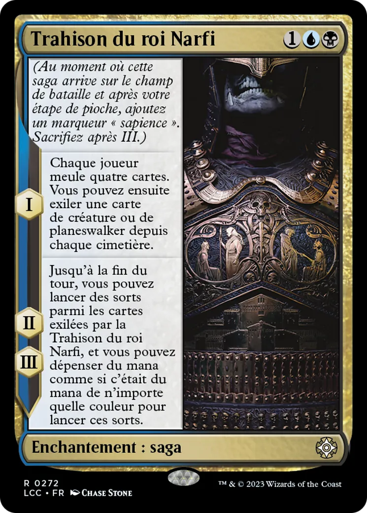 Trahison du roi Narfi — The Lost Caverns of Ixalan Commander — Magic: The Gathering
