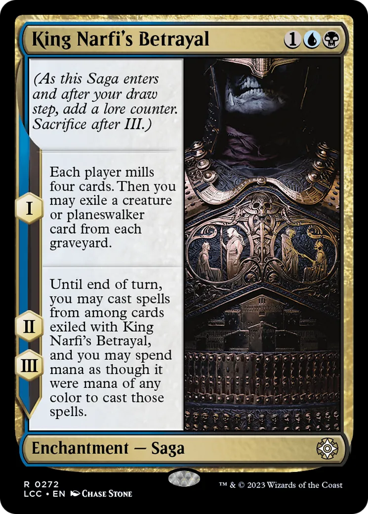 Trahison du roi Narfi — The Lost Caverns of Ixalan Commander — Magic: The Gathering