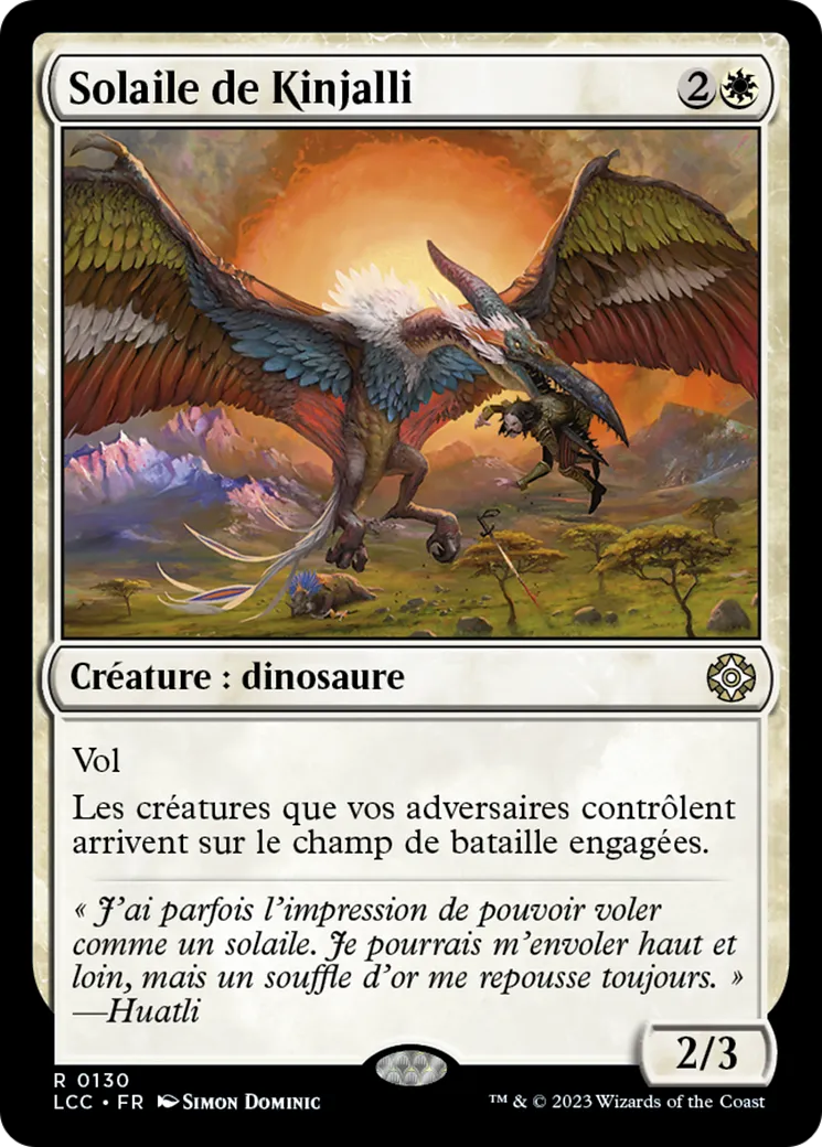 Solaile de Kinjalli — The Lost Caverns of Ixalan Commander — Magic: The Gathering