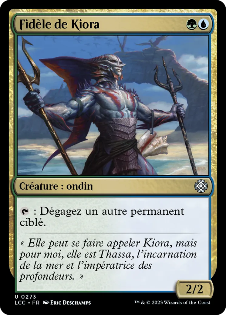 Fidèle de Kiora — The Lost Caverns of Ixalan Commander — Magic: The Gathering