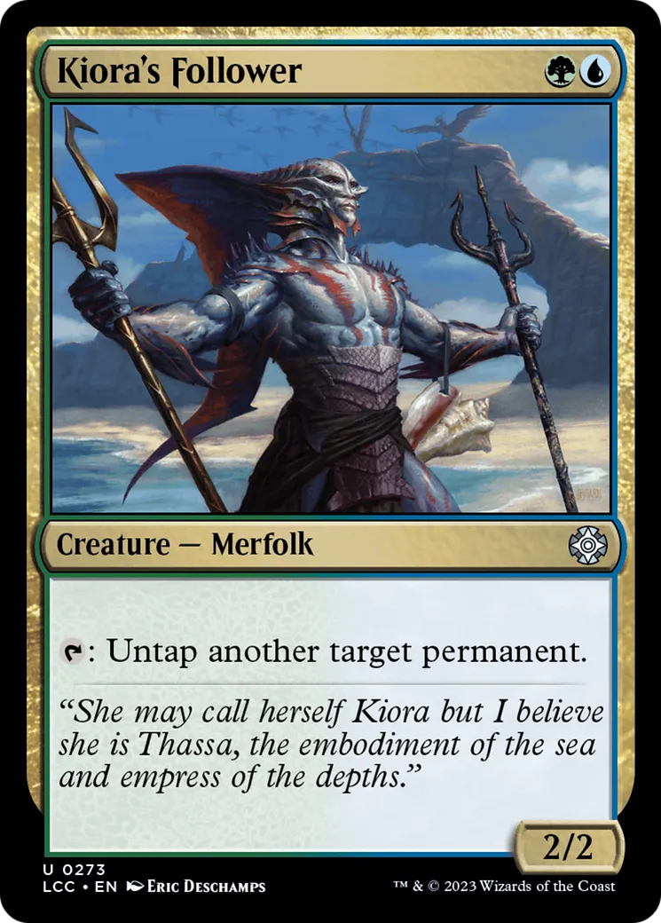 Kiora's Follower — The Lost Caverns of Ixalan Commander — Magic: The Gathering
