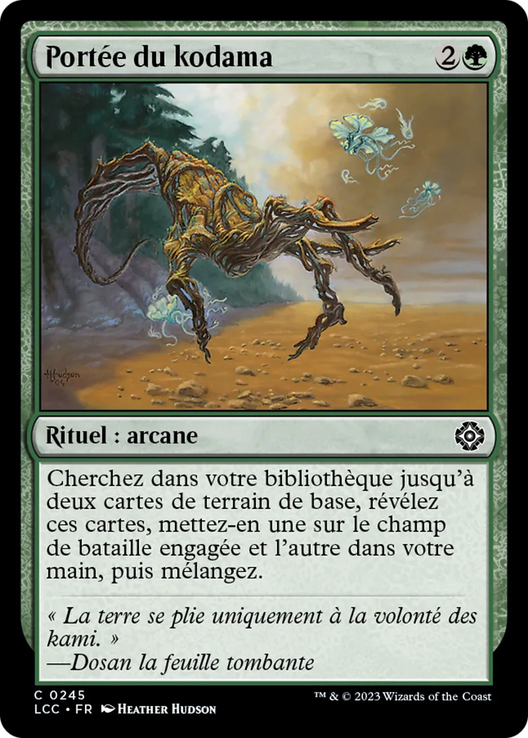 Portée du kodama — The Lost Caverns of Ixalan Commander — Magic: The Gathering