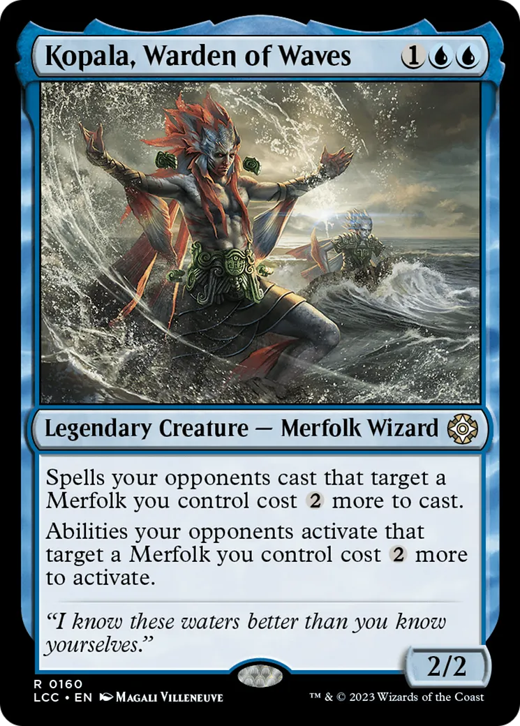 Kopala, Warden of Waves — The Lost Caverns of Ixalan Commander — Magic: The Gathering