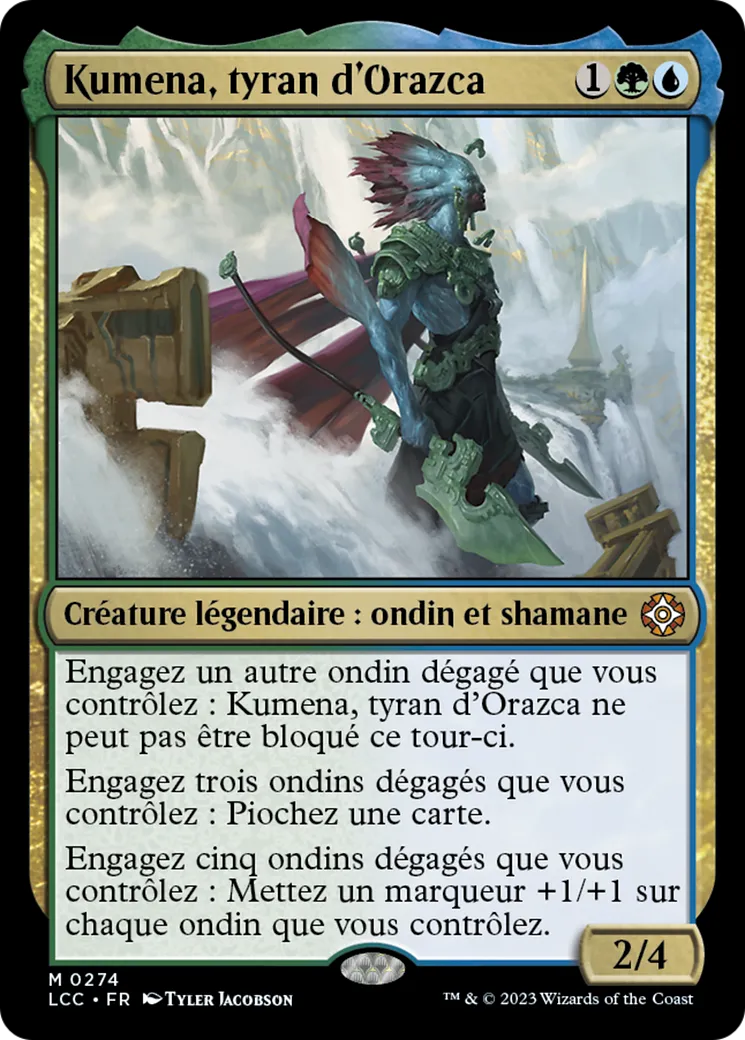 Kumena, tyran d'Orazca — The Lost Caverns of Ixalan Commander — Magic: The Gathering