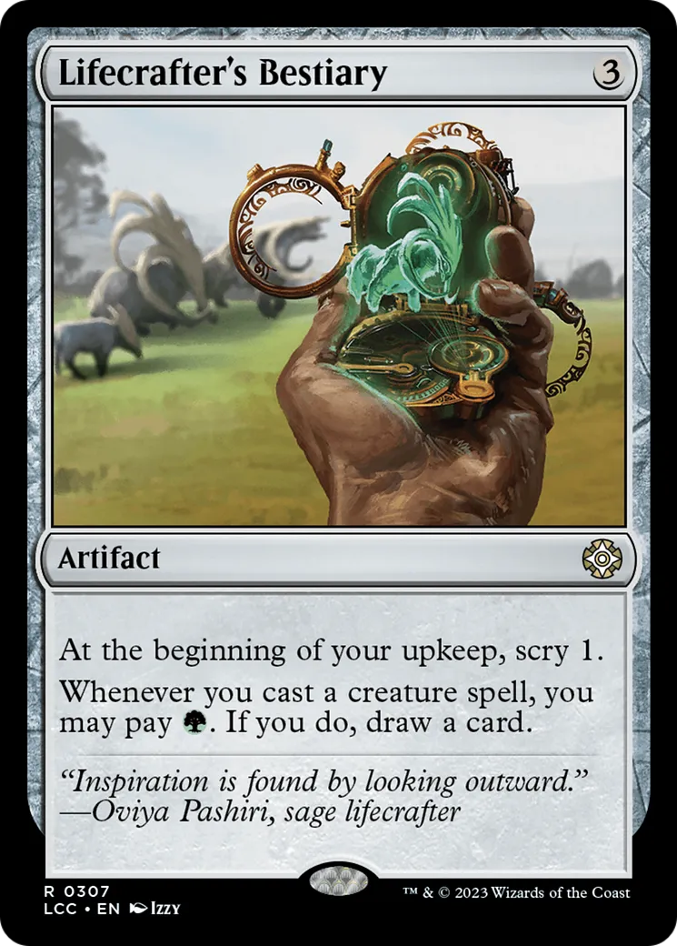 Lifecrafter's Bestiary from The Lost Caverns of Ixalan Commander - Magic: The Gathering