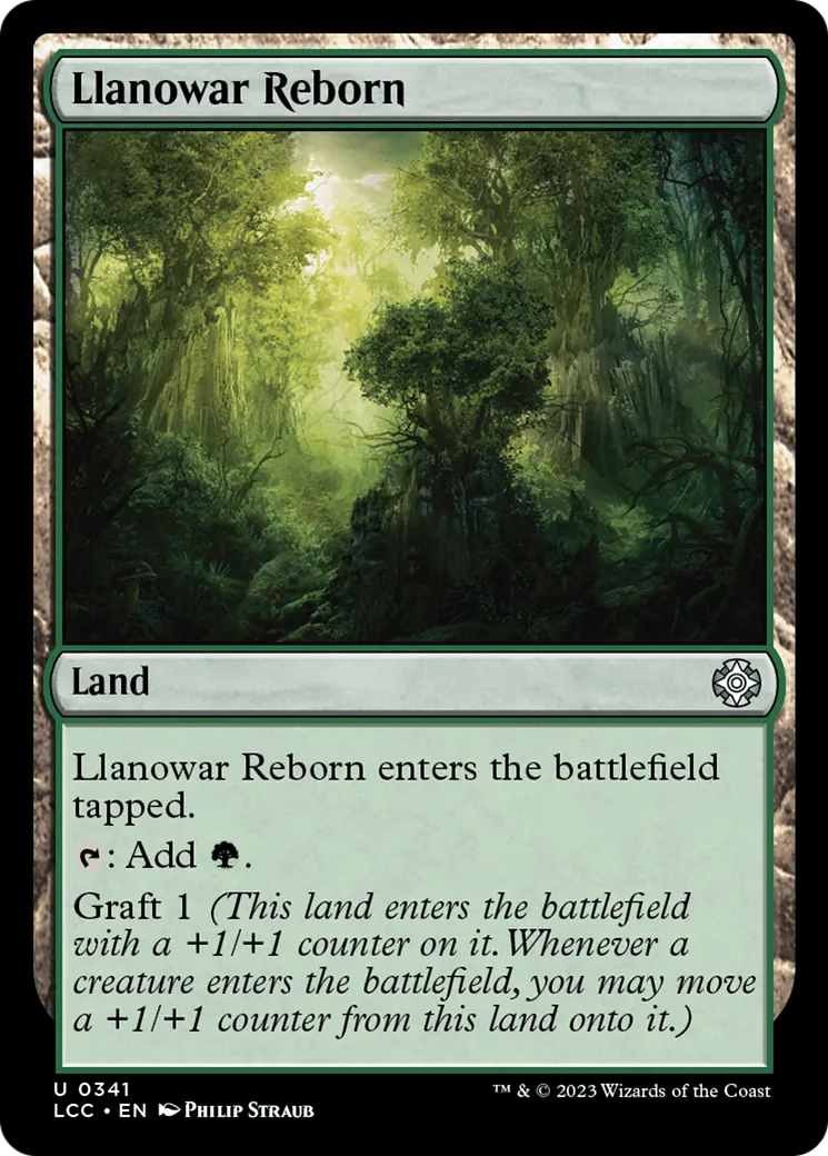 Llanowar revenue à la vie — The Lost Caverns of Ixalan Commander — Magic: The Gathering